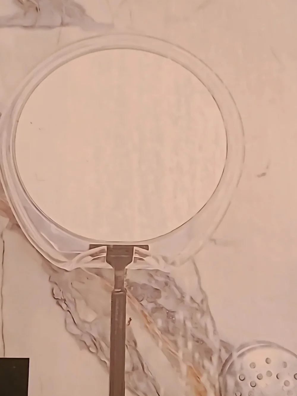 Expressions Fog-Free Shower Mirror with Razor Hook - White